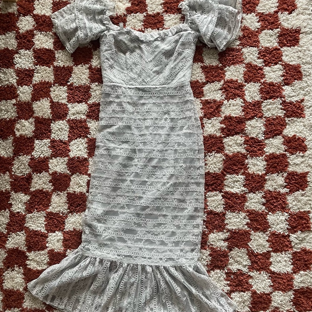 ASOS lace mermaid dress